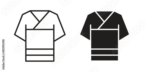 Kimono icons for designers, web developers, displays and websites