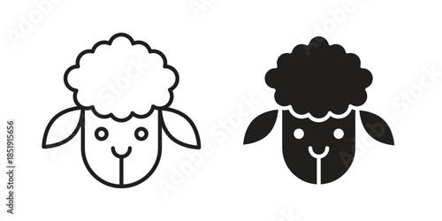 Lamb icons for designers, web developers, displays and websites
