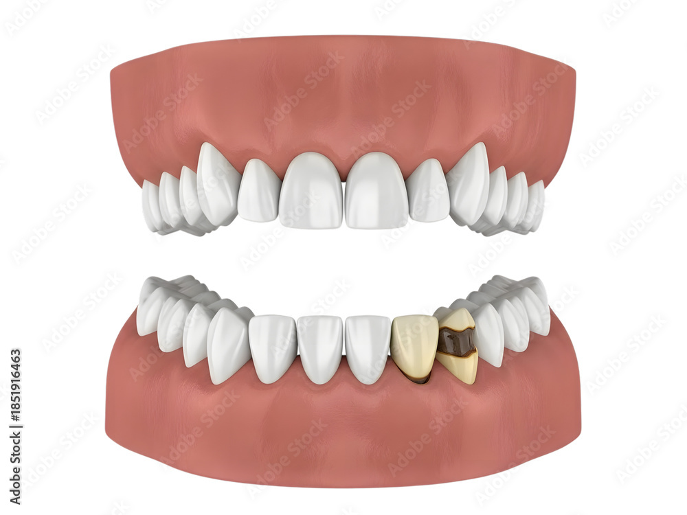 Obraz premium teeth and dental tools