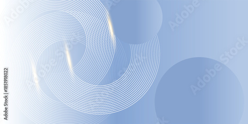 Abstract blue modern background with circle elements. Digital technology concept.