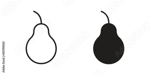 Pear icons for designers, web developers, displays and websites