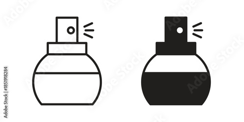 Perfume icons for designers, web developers, displays and websites