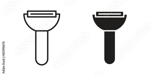 Potato peeler icons for designers, web developers, displays and websites
