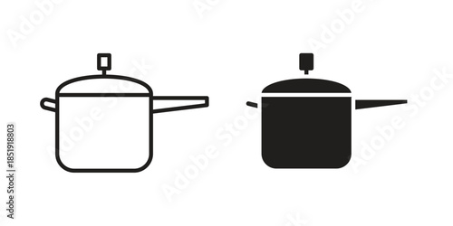 pressure cooker icons for designers, web developers, displays and websites