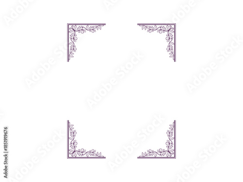 Retro ornamental frame with vintage rectangle ornaments and ornate border decoration, elegant antique vector illustration for wedding, museum, photo frame, luxury and classic design