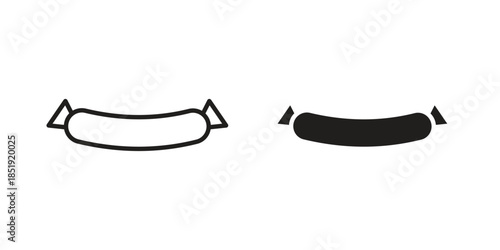 Sausage icons for designers, web developers, displays and websites