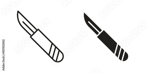 Scalpel icons for designers, web developers, displays and websites