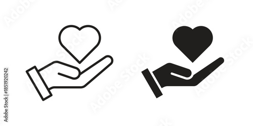 Selfcare icons for designers, web developers, displays and websites