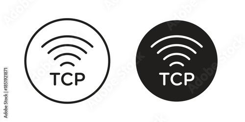 TCP icons for designers, web developers, displays and websites
