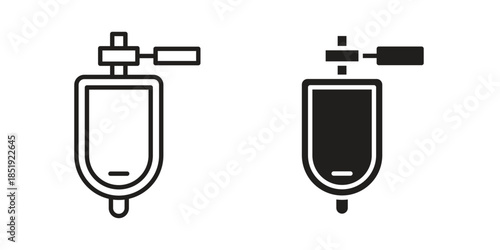 Urinal icons for designers, web developers, displays and websites