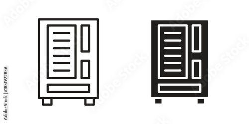 Vending machine icons for designers, web developers, displays and websites