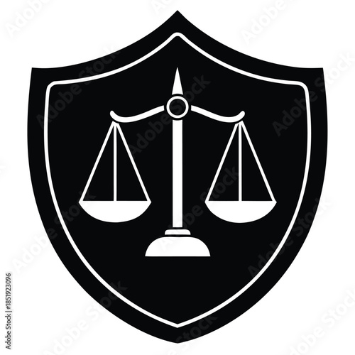 law protection vector illustration on white background