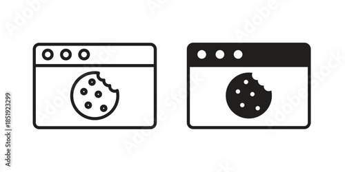 web Cookies icons for designers, web developers, displays and websites