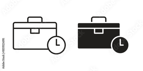 Work experience icons for designers, web developers, displays and websites