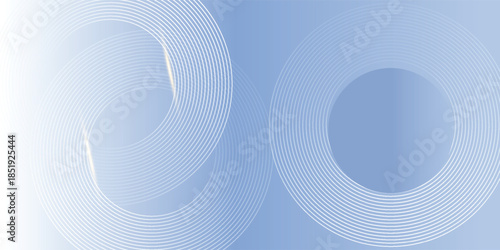 Abstract blue modern background with circle elements. Digital technology concept.