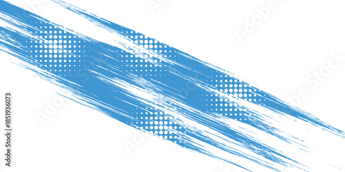 Dots halftone white end blue gradient color pattern grunge texture background. vector illustrator