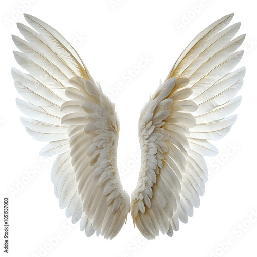 angel wings ,isolated on transparent background png