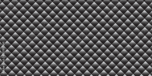 Luxury upholstered backdrop. Stitched layered background pattern. Leather textured sofa background. vector