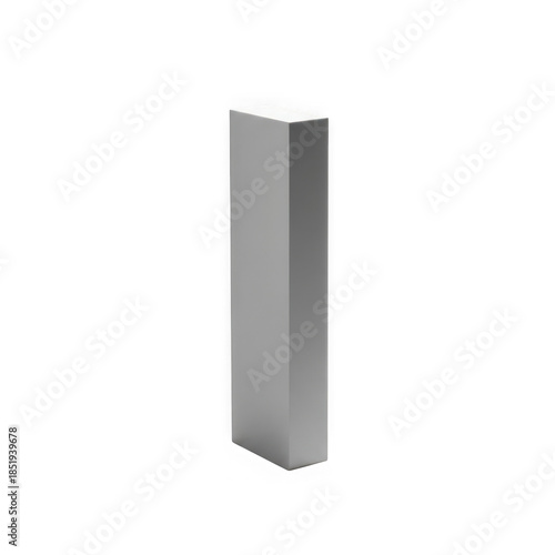 3d corner cube, isolated on transparent background