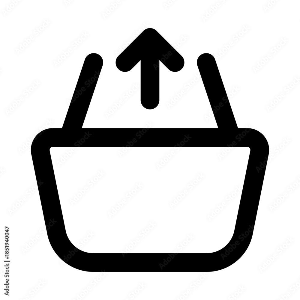 Fototapeta premium Grocery outline icon set