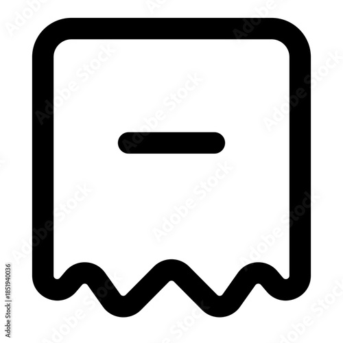 Grocery outline icon set