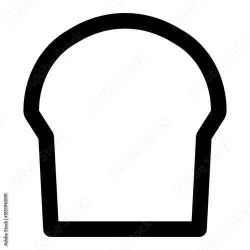 Grocery outline icon set