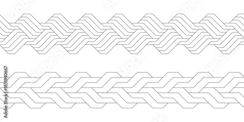 Fototapeta Naklejka Na Ścianę i Meble -  幾何学 抽象 グリッド パターン テクスチャ 背景 セット