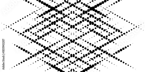 Halftone black polka dots pattern on white background, minimalist abstract wall, arranged in diagonal lines, Black and white doted texture background. modern