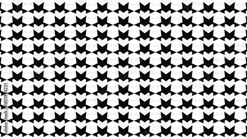 Serrated Striped Black White Color for Background