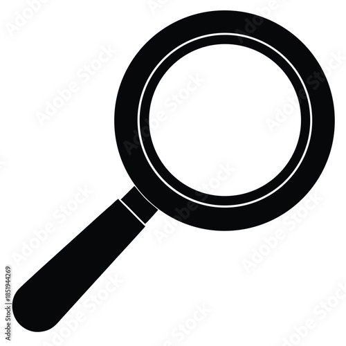 search magnifier vector illustration on white background