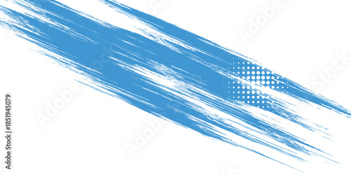 Dots halftone white end blue gradient color pattern grunge texture background. vector illustrator