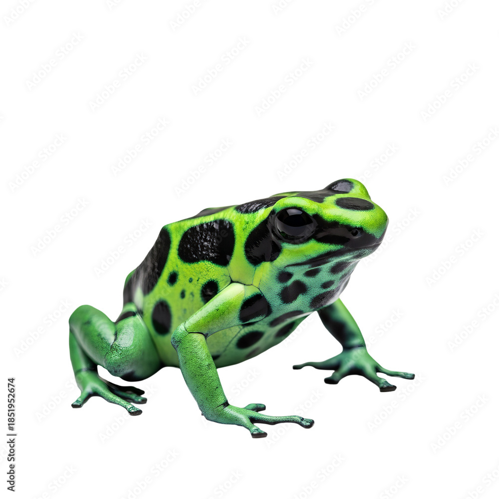 Obraz premium This is a colorful amphibian commonly found in tropical rainforests.
