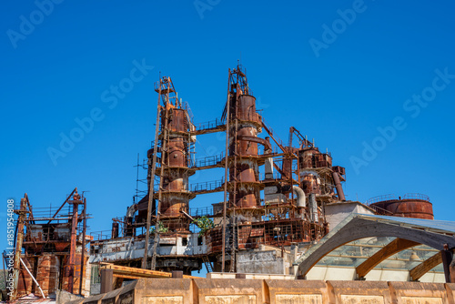 Ruin of a cement factory

