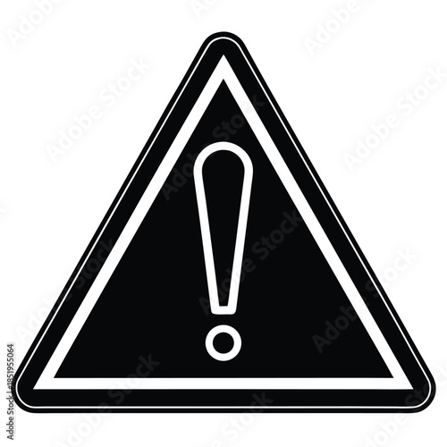 warning alert vector illustration on white background