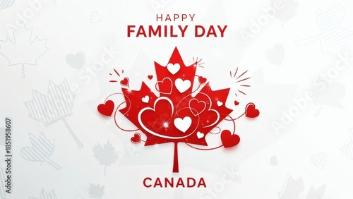 Happy family day canada celebration