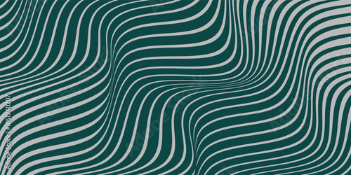 Water waves seamless pattern, vector curve lines abstract repeat tiling background, blue colored rhythmic waves.