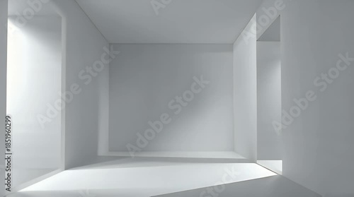 Wallpaper Mural Abstract Ambient Room with Subtle Gray Gradient Torontodigital.ca