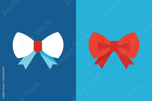 Comprehensive bow icon set featuring flat and 3D styles, ideal for adding visual interest to presentations, websites, and branding.