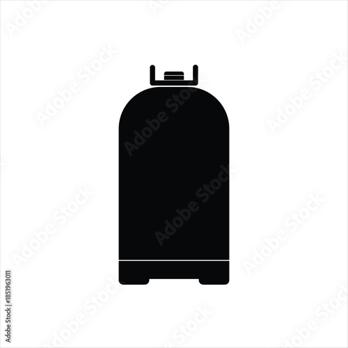 Gas cylinder symbol