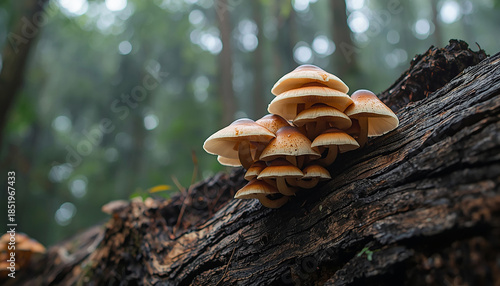 Wild Natural Beauty Landscape with Untouched Wilderness and Soft Light