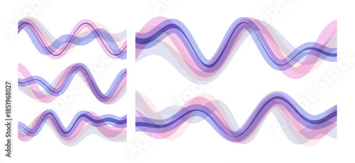 A sound wave or audio signal. An equalizer scale for recording or playback. Vector for brochure, banner, cover, postcard, flyer or presentation.