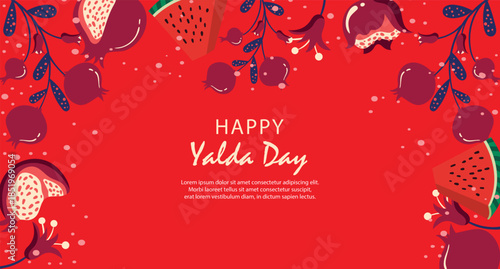 Red festive background with water drops for Christmas and holiday greeting design