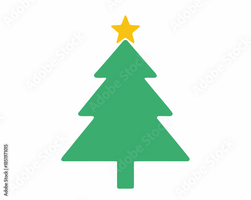 Christmas Tree Vector Icon