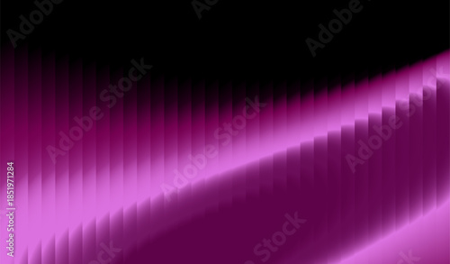 Vibrant purple Fractal Glass gradient background with black top section and wavy light effect on transparent background