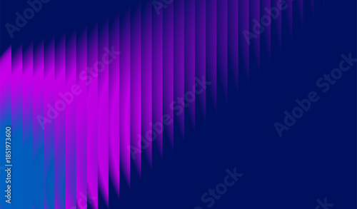 Vibrant purple and blue sound wave pattern on transparent background