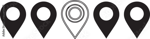 Location Pin Icons map marker navigation