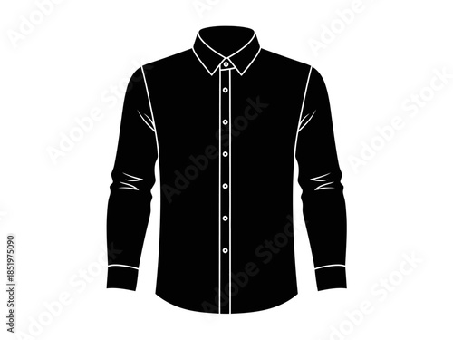 Elegant Black Shirt A Classic Silhouette for Everyday Wear and Formal Occasions