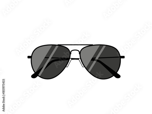 Stylish sunglasses with dark tinted lenses, perfect for sunny days and protecting eyes from the sun's glare