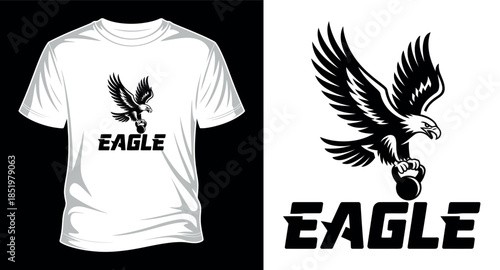 Bird graphics vector art T-shirt design print template