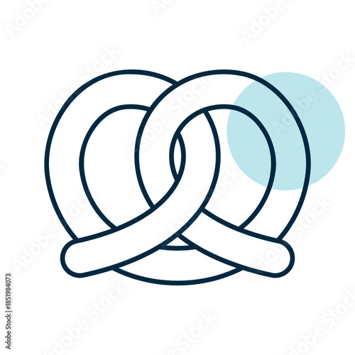 Freshly Baked German Pretzel Icon